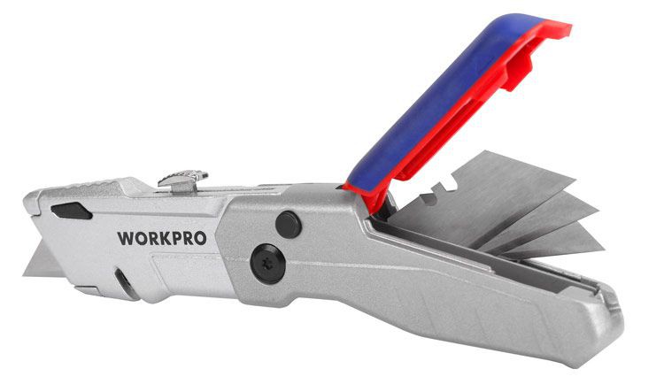 Нож строительный WorkPro WP211011