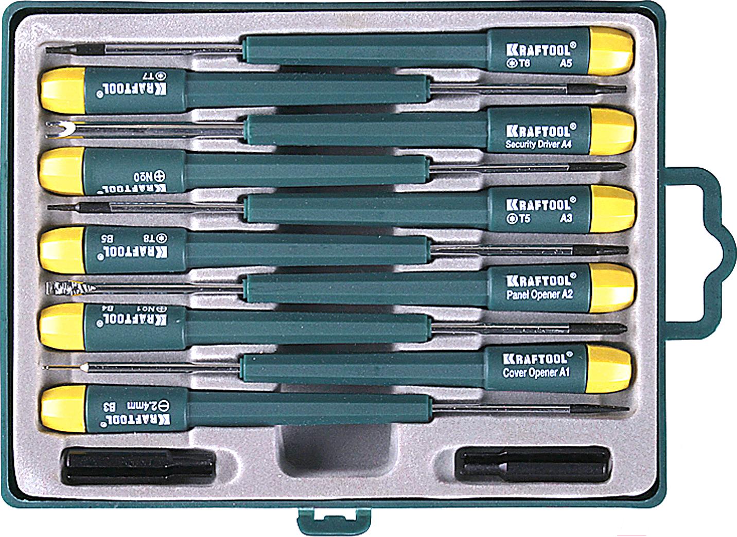 Набор отверток Kraftool 25616-H12 кейс