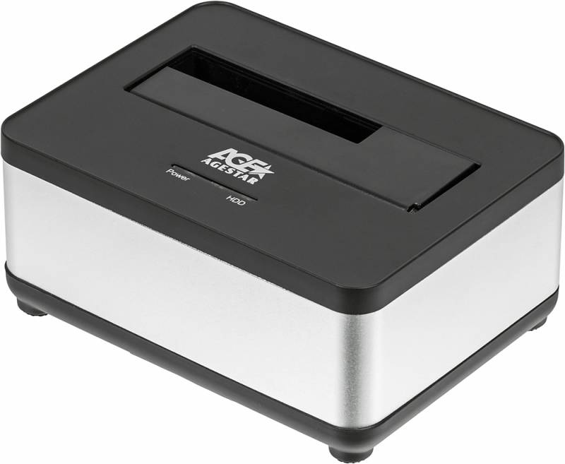 Бокс для накопителя AgeStar 3UBT7 серебристый