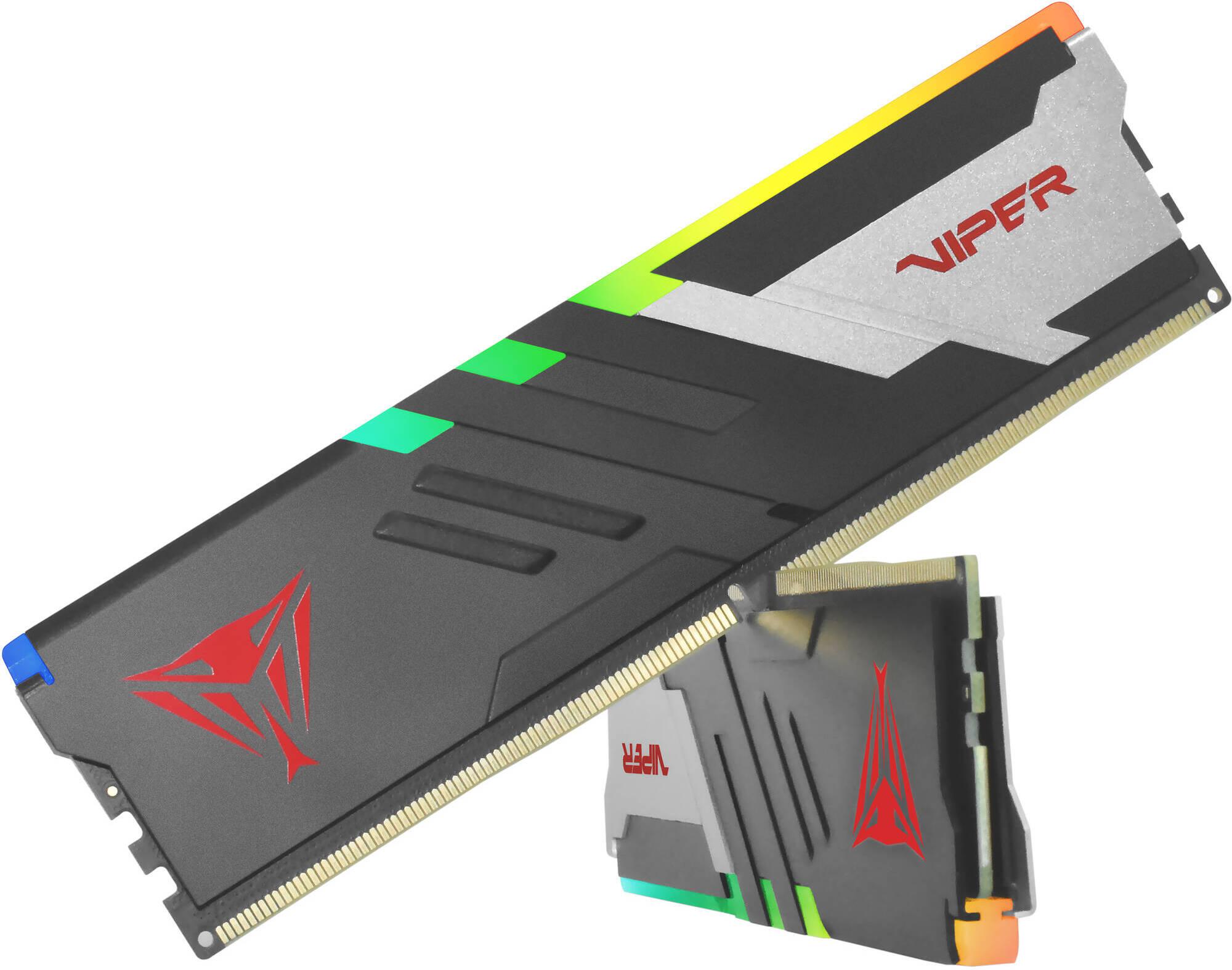 Оперативная память Patriot Viper Venom RGB 2x16GB DDR5 7400MHz (PVVR532G740C36K)