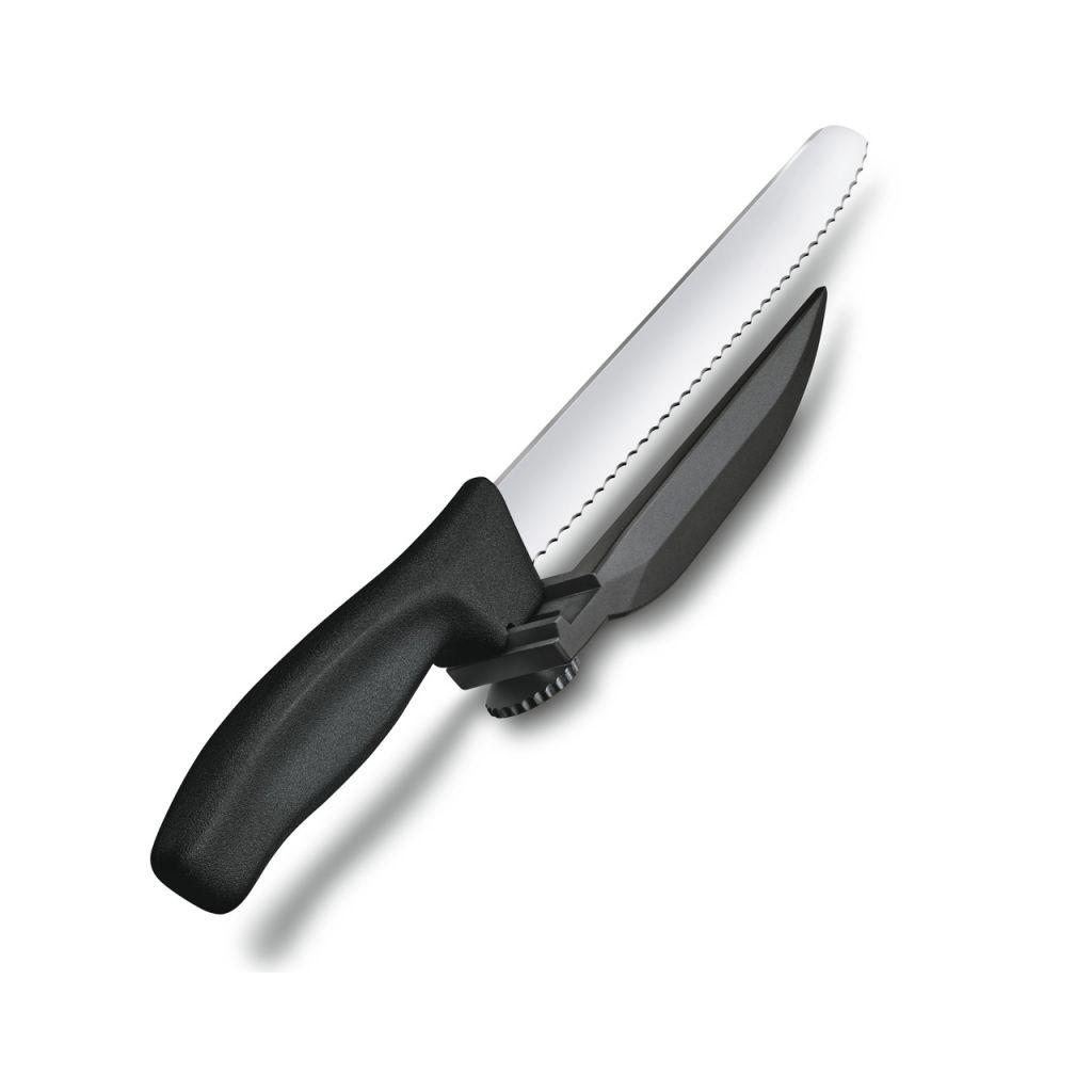 Нож кухонный Victorinox Swissclassic Dux-Messer черный (6.8663.21)