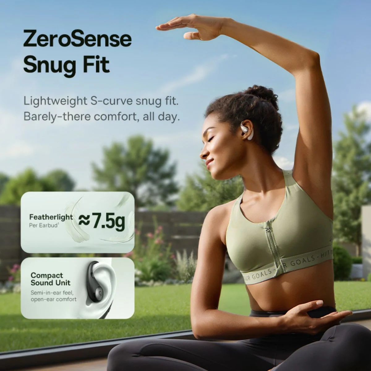 Наушники Baseus Eli Sport 2 Open-Ear A01027 White (A0102704)