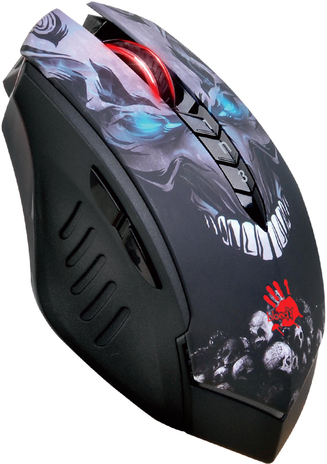 Мышь A4Tech Bloody R80 Plus SKULL