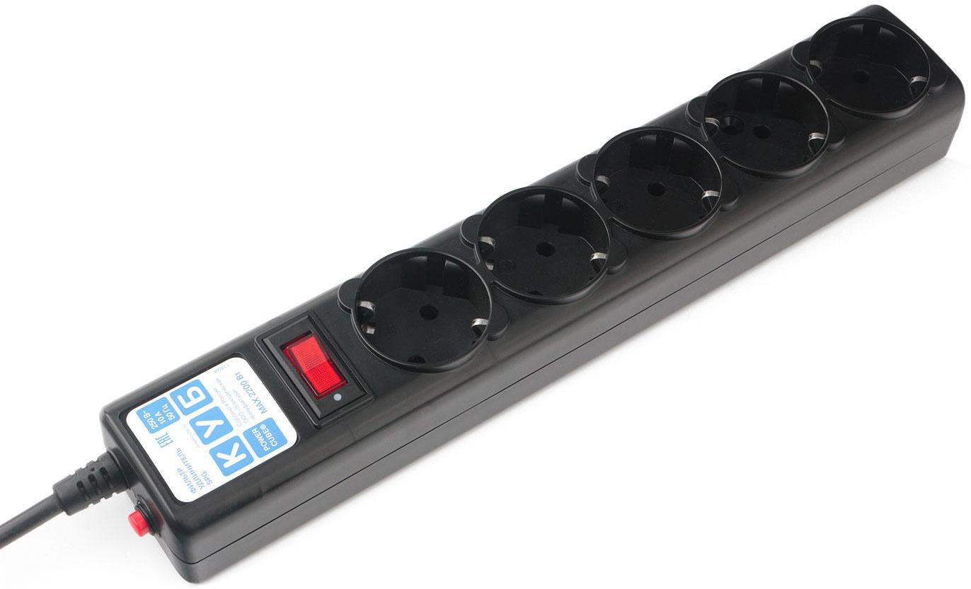 Удлинитель Power Cube SPG5-7M черный
