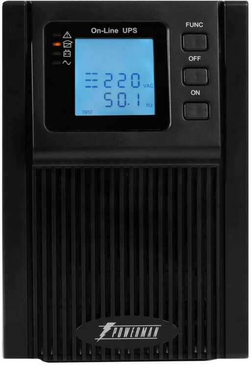 Источник бесперебойного питания PowerMan Online 1000 (6120489)