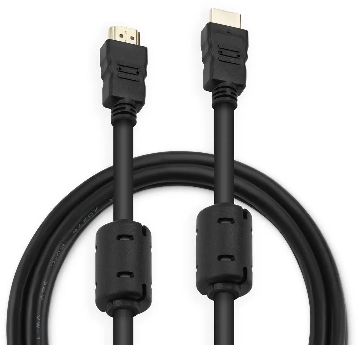 Кабель Buro HDMI-19M/19M-1.8M-MG HDMI-HDMI ver1.4 1.8м чёрный