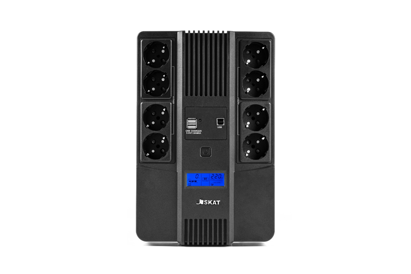Источник бесперебойного питания Бастион SKAT-UPS 800-AID-IN-1x9-8 (8933)