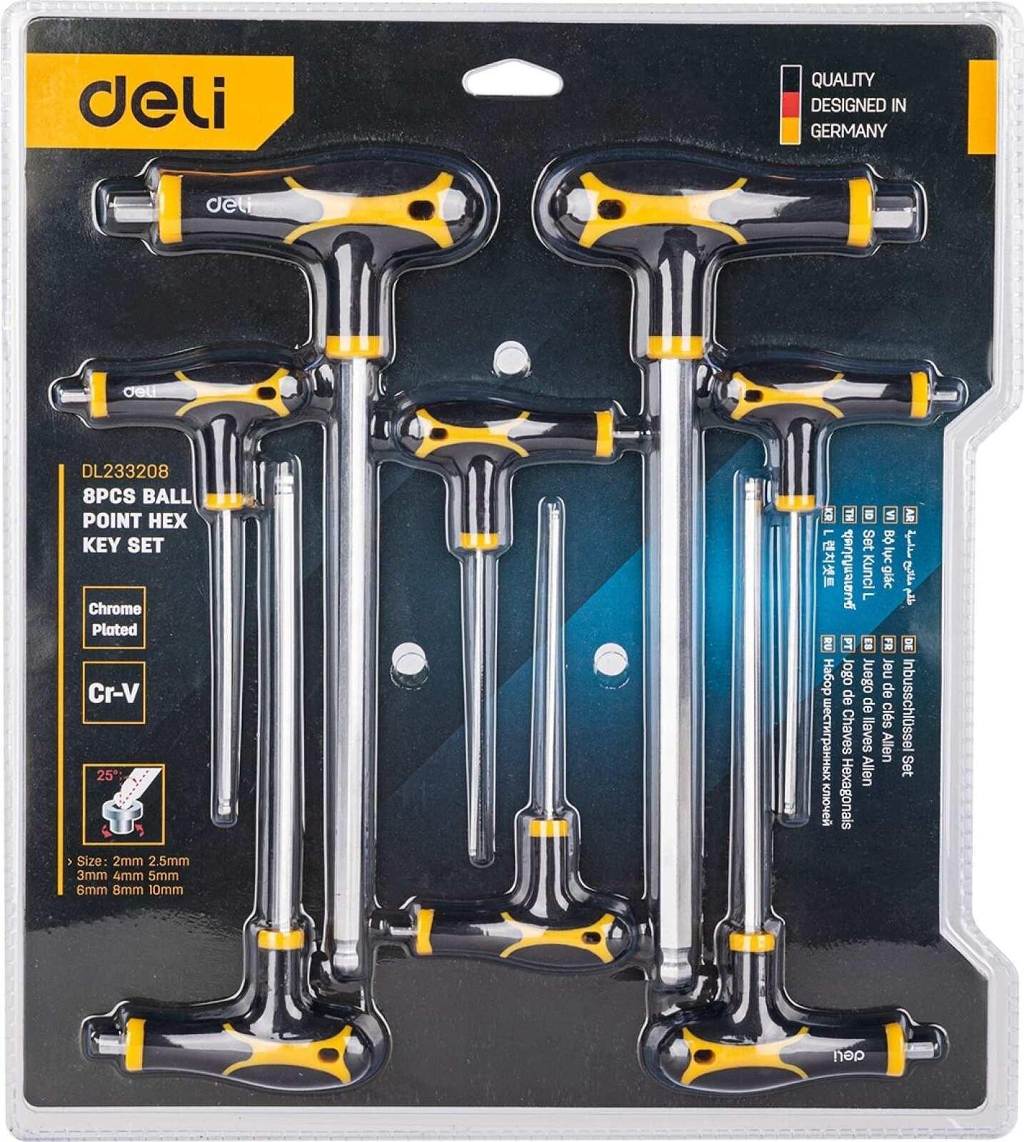 Набор ключей Deli DL233208
