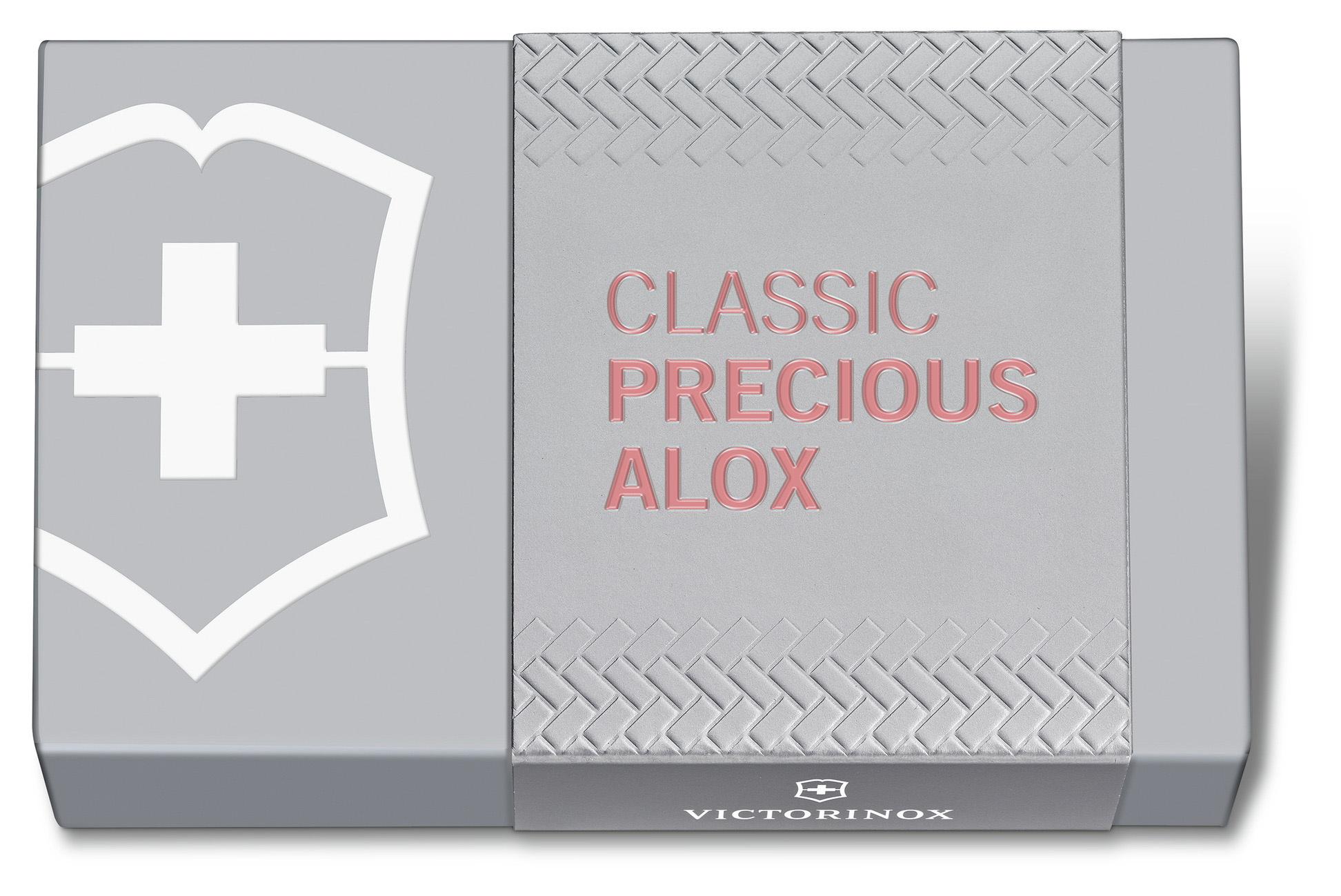 Туристический нож Victorinox Classic Precious Alox розовый (0.6221.405G)