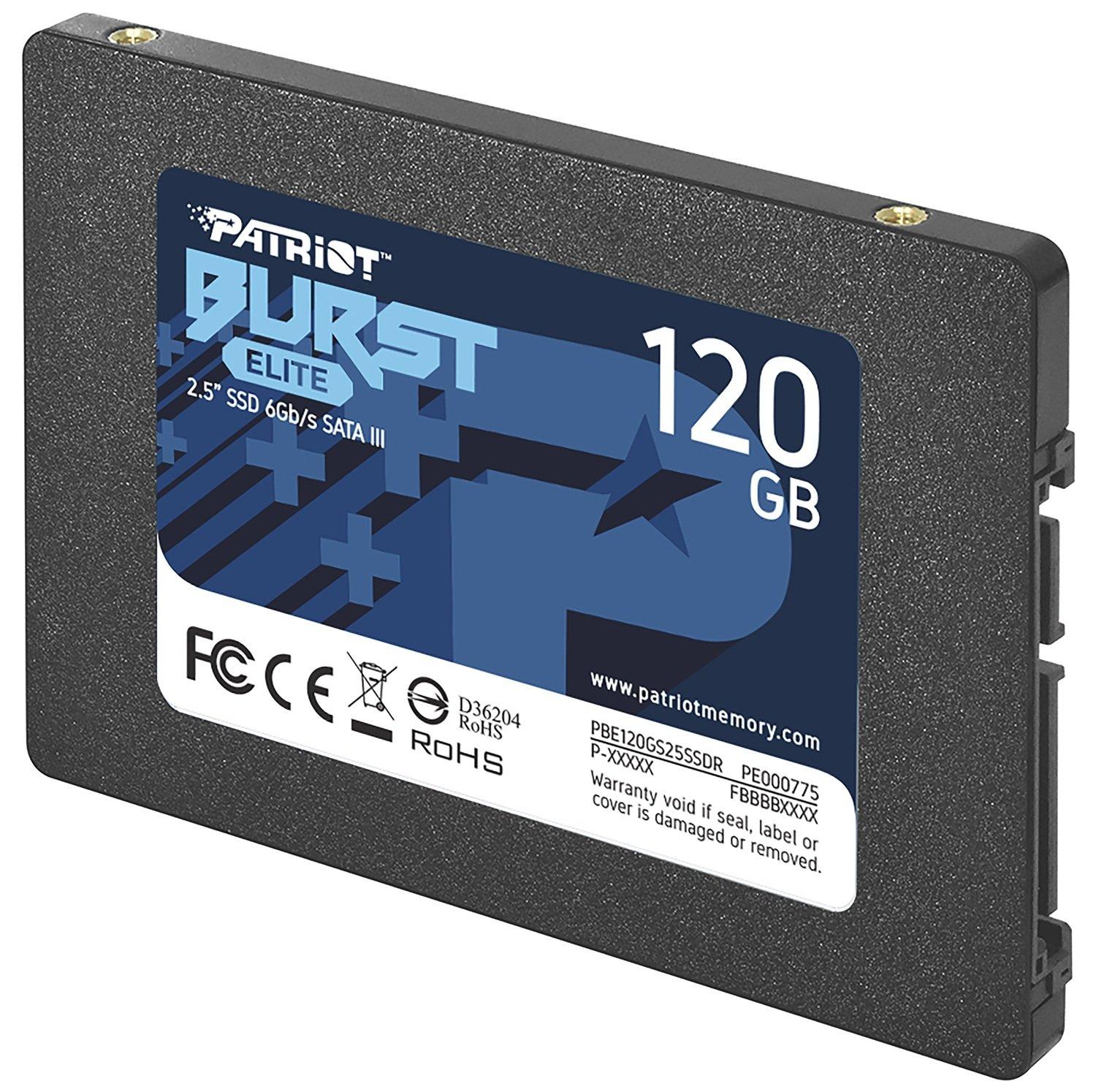 SSD диск Patriot 120GB PBE120GS25SSDR
