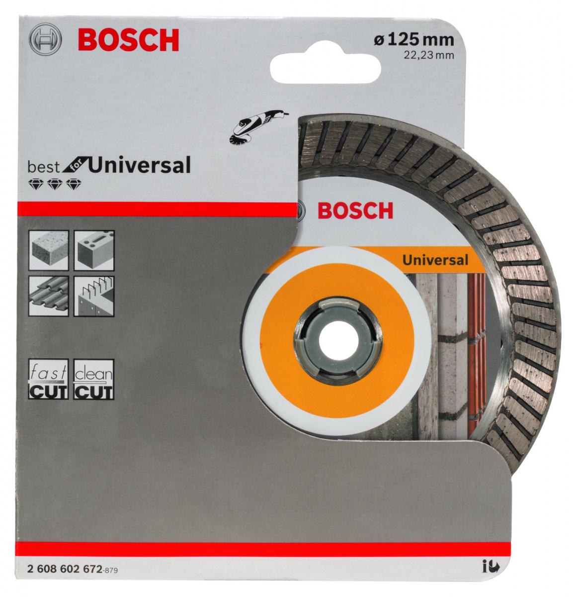 Алмазный диск Bosch 125-22.23 Best for UniversalT 2.608.602.672