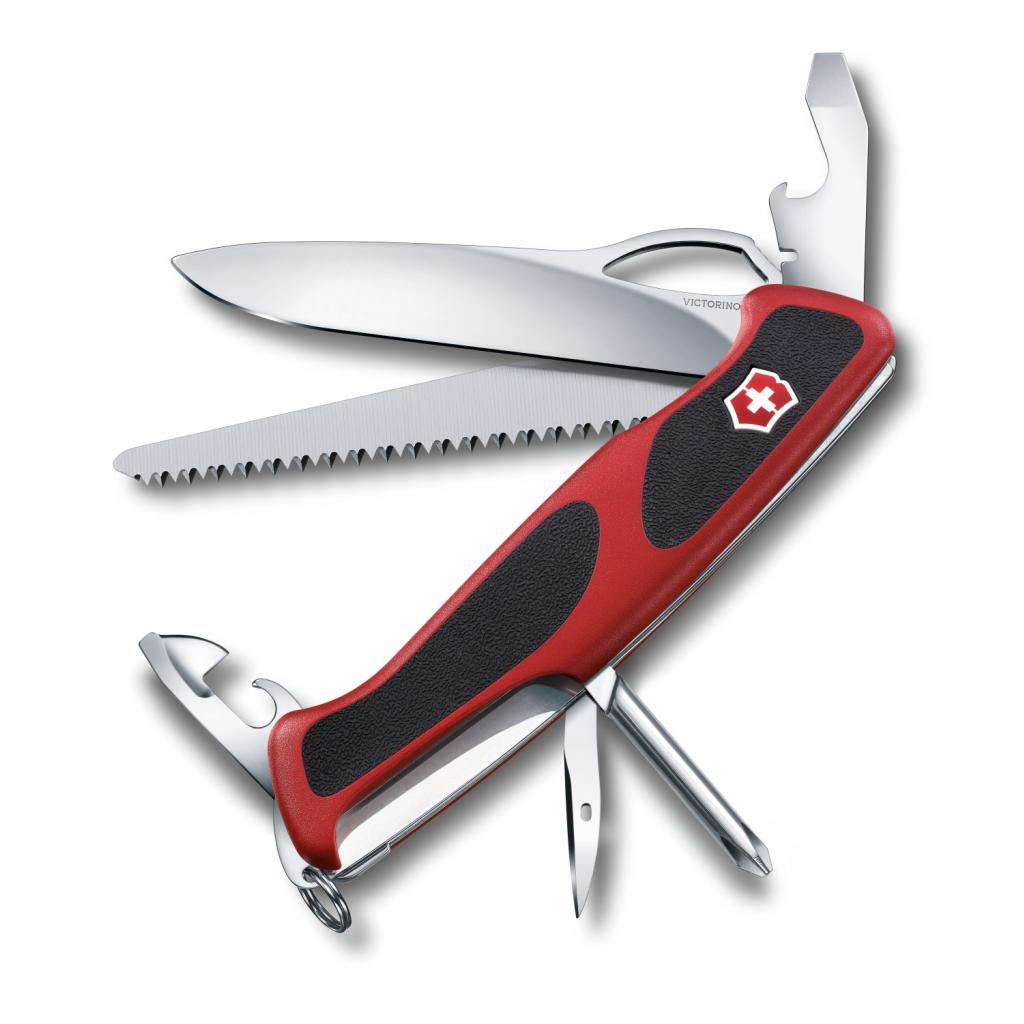 Туристический нож Victorinox RangerGrip 78 красный/черный (0.9663.MC)