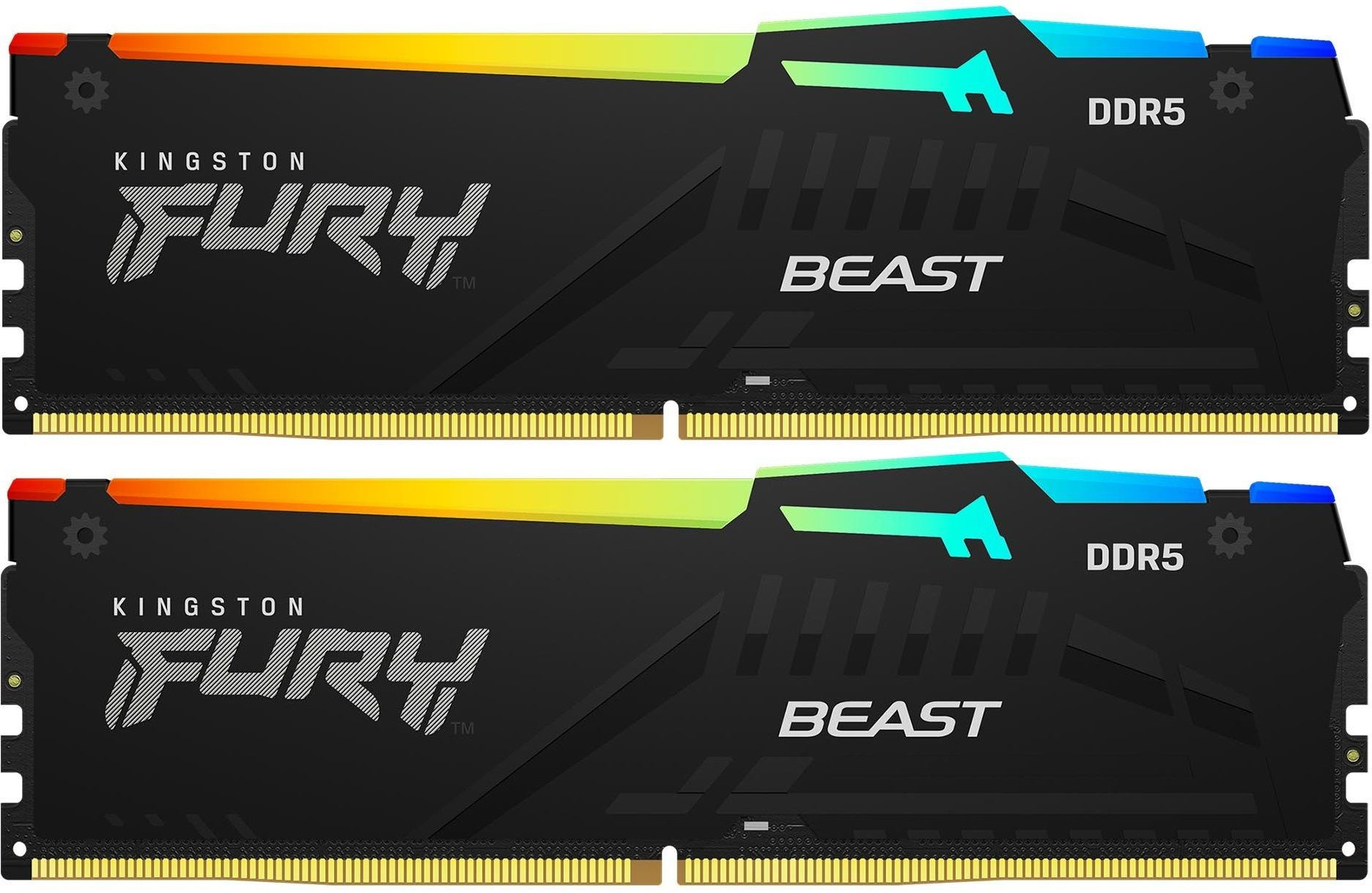 Оперативная память Kingston Fury Beast DDR5 64GB RGB (KF560C36BBEAK2-64)
