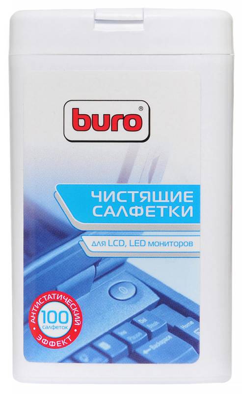 Салфетки для ухода за электроникой Buro BU-tft 100 штук