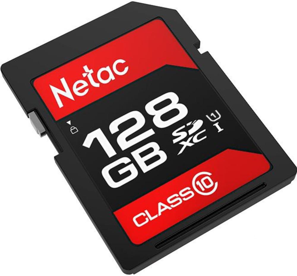 Карта памяти Netac U1/C10 P600 SDXC 128GB (NT02P600STN-128G-R)