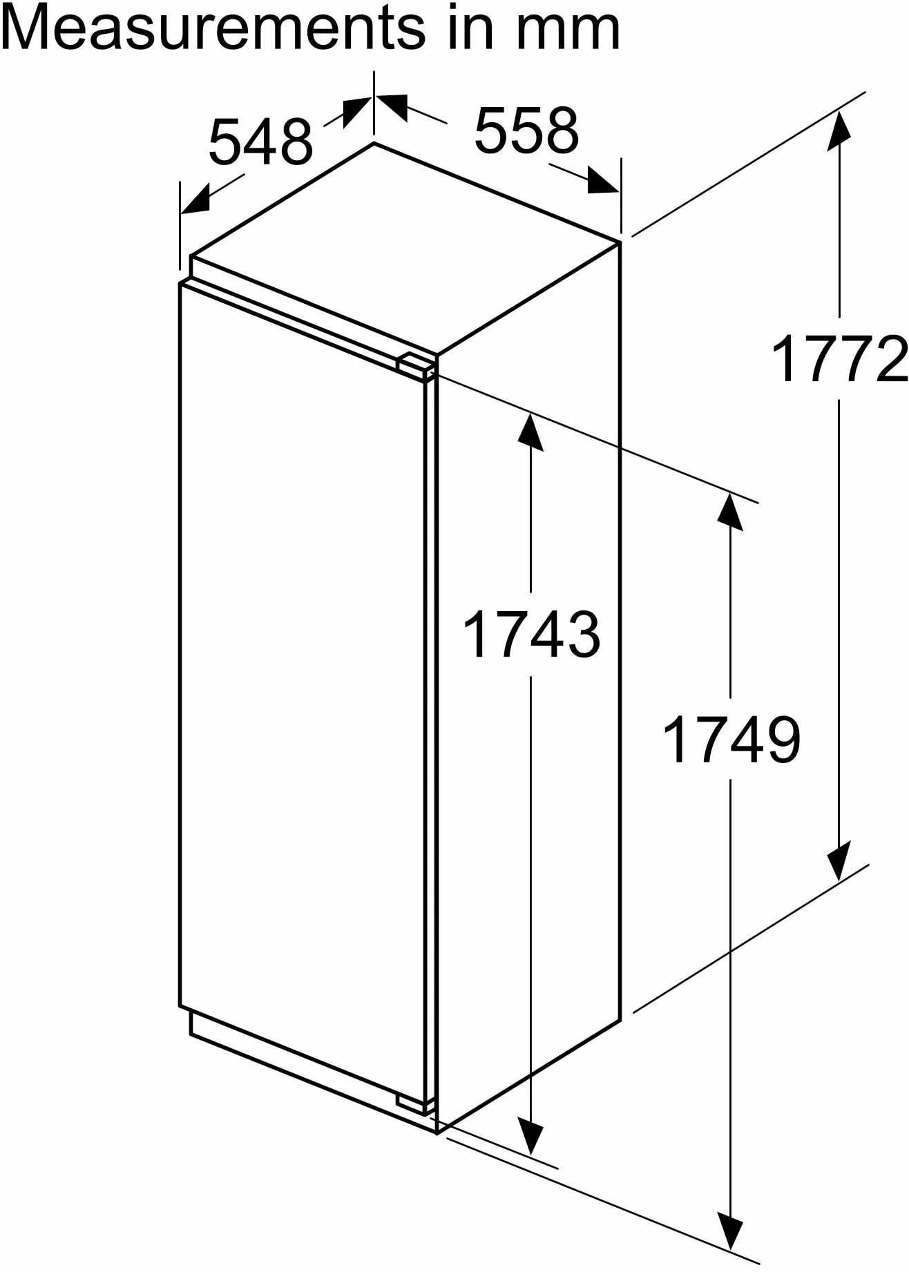 Холодильник Bosch KIL82VFE0 белый