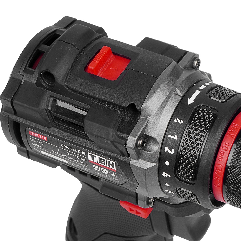 Дрель TEH TDBL316-2B