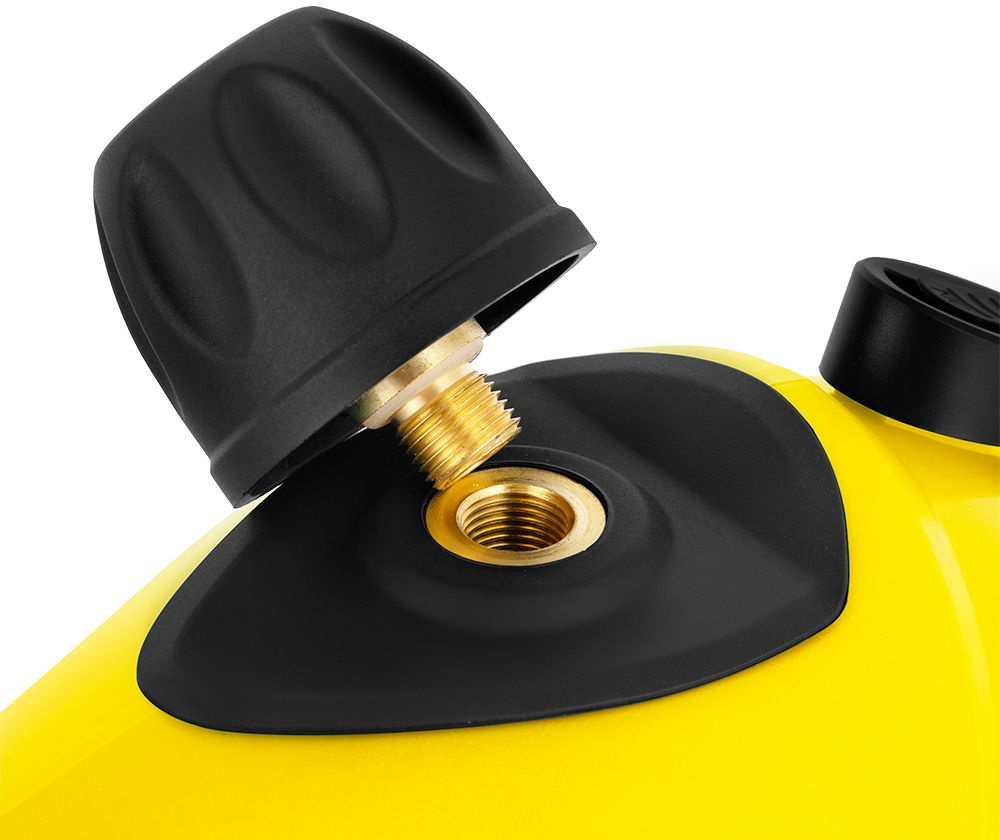 Пароочиститель Kitfort КТ-9138-3 черный/желтый