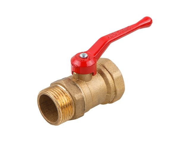 Кран шаровый стандарт. 3/4" нар.-вн. ручка PN1,6 МПа, 11Б27п7, Цветлит (ЦРБ0081)