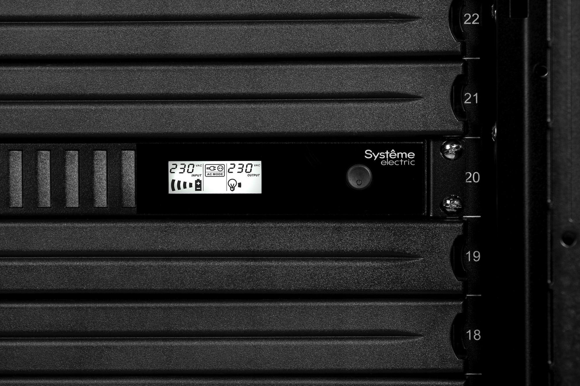 Источник бесперебойного питания Systeme Electric SMT 450Вт 750ВА черный (SMTSE750RMI1U)