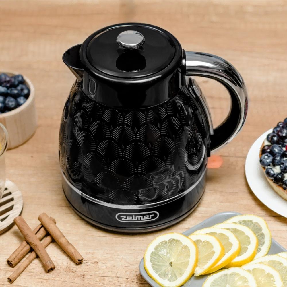 Электрочайник Zelmer ZCK7640 Black (71505422P)