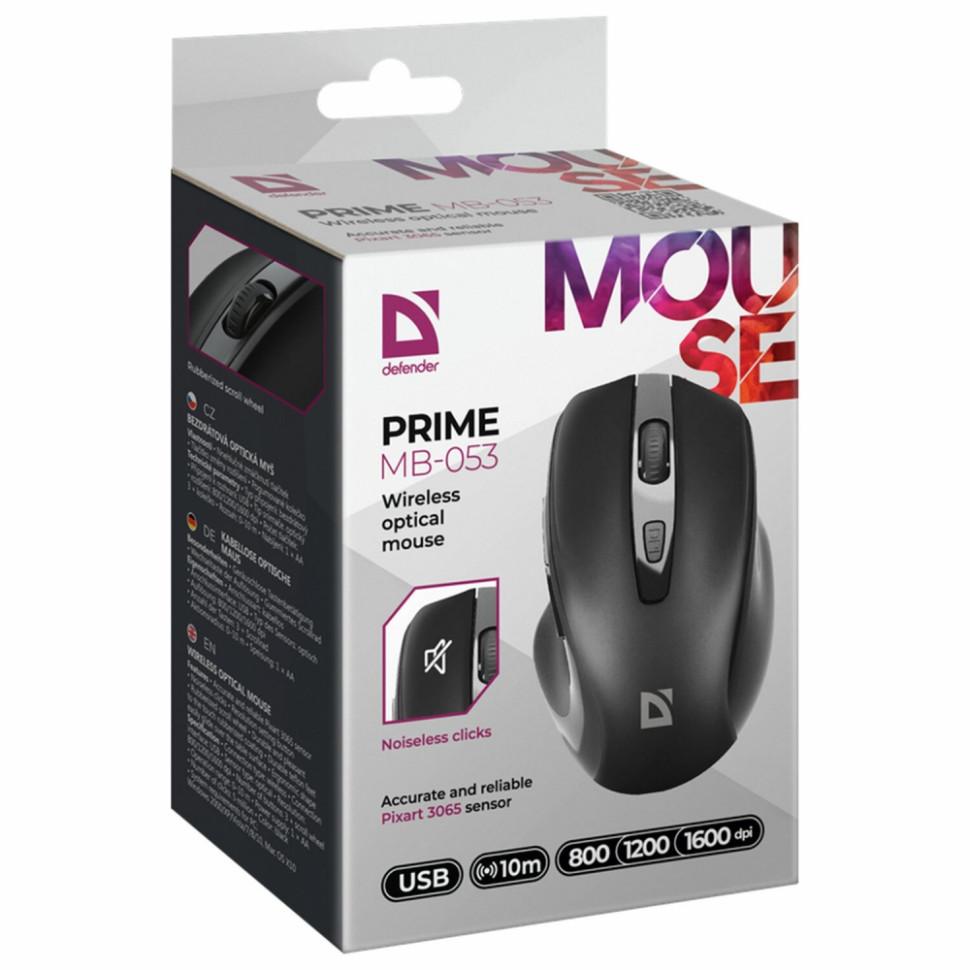 Мышь Defender Prime MB-053 черный (52053)