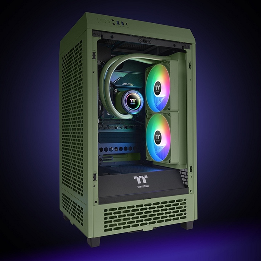 Система жидкостного охлаждения для процессора Thermaltake TH280 V2 Matcha ARGB зеленый (CL-W375-PL14MG-A)