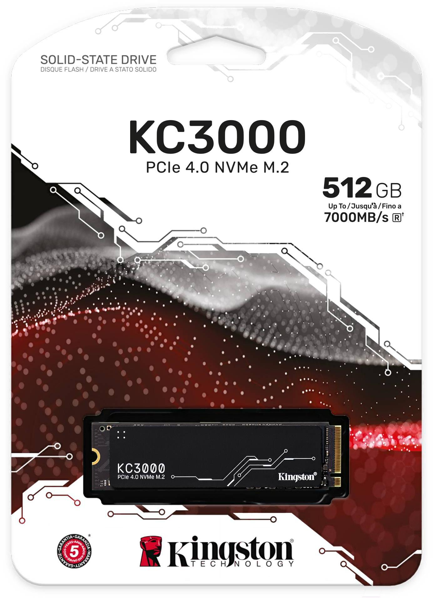 SSD диск Kingston KC3000 512GB (SKC3000S/512G)