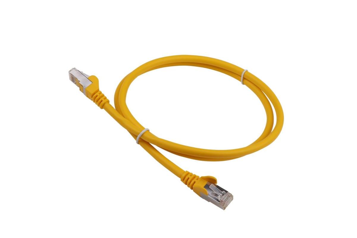 Патч-корд Lanmaster LAN-PC45/S6A-5.0-YL жельый