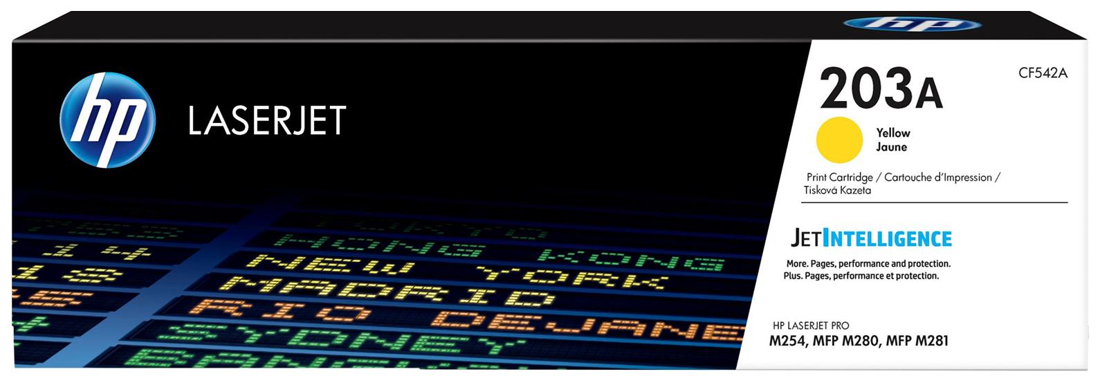 Картридж HP 203A желтый (CF542A)