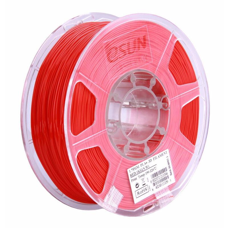 Пластиковая нить eSUN ABS+ 1,75 мм Red (ABS+175R1)
