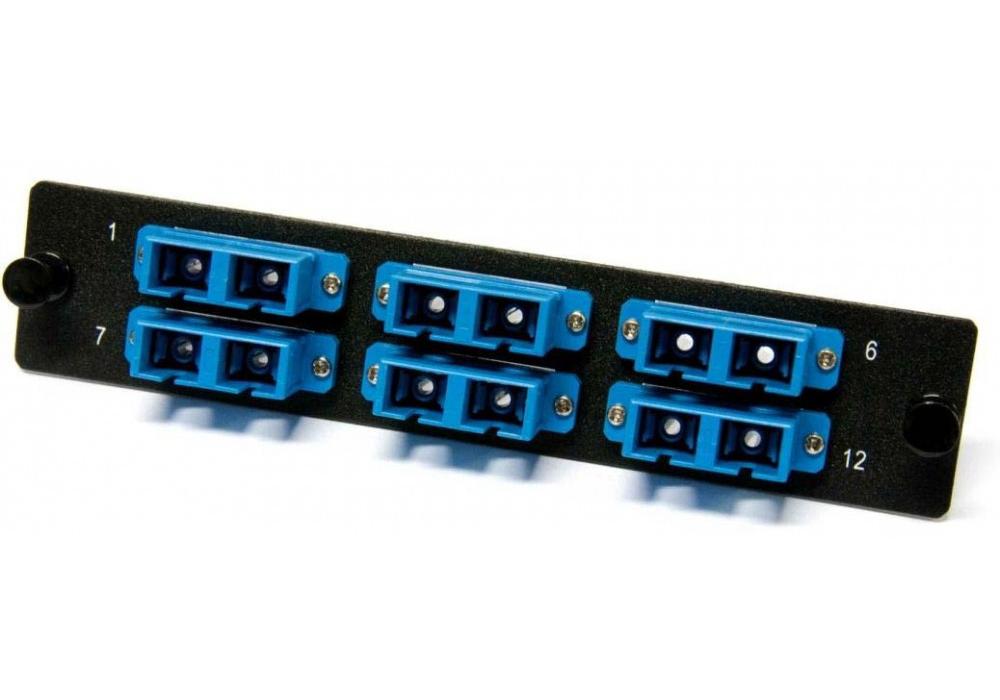 Панель Hyperline FO-FPM-W120H32-12LC-BL синий