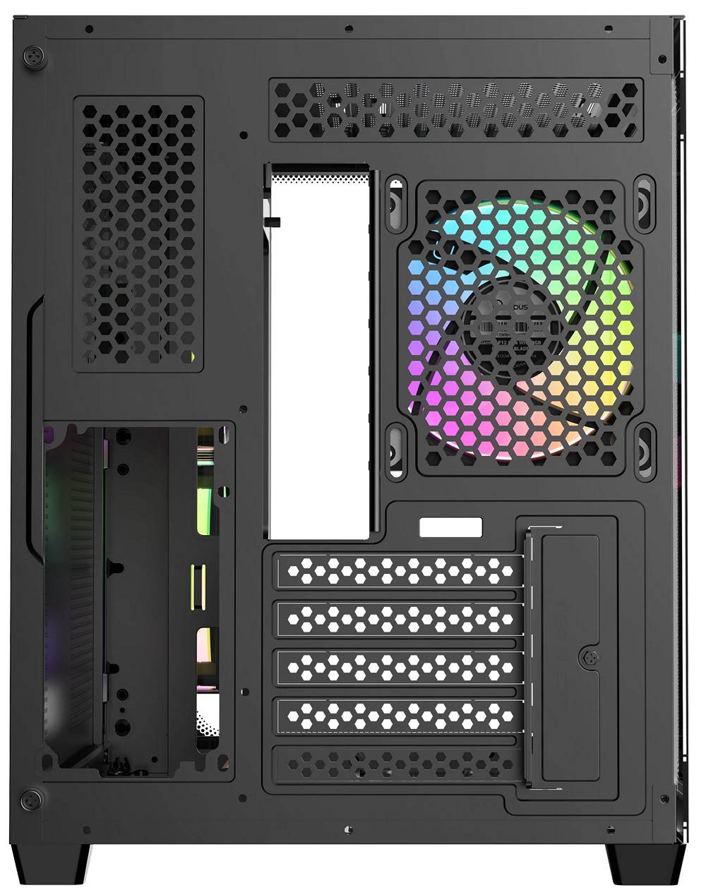 Корпус Ocypus Iota C50 BK Curve ARGB Digital mATX без БП (Iota-C50-BKD300CD-GL)