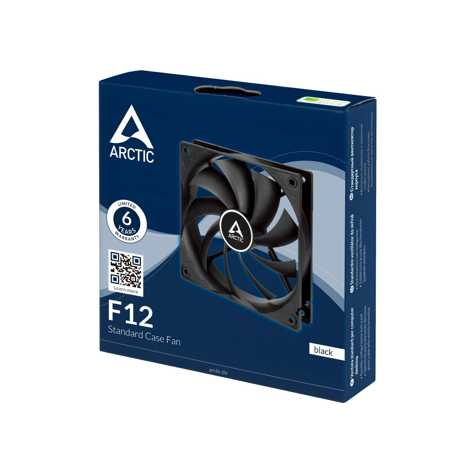 Вентилятор для корпуса Arctic F12 Black (ACFAN00201A)