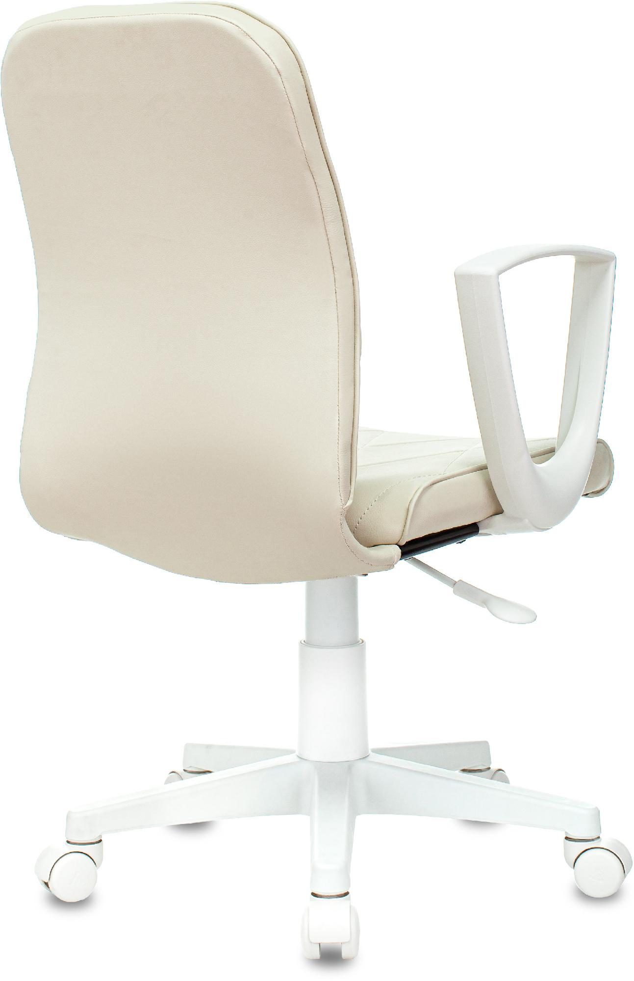Офисное кресло Бюрократ CH-W327/OR-10 слоновая кость/белый
