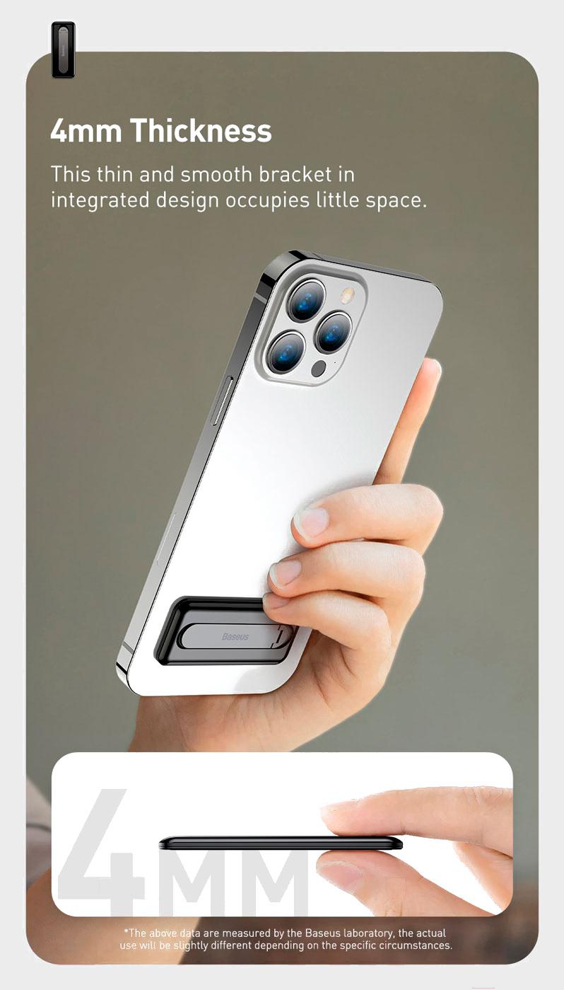 Подставка для смартфона Baseus Foldable Bracket Black (LUXZ000001)