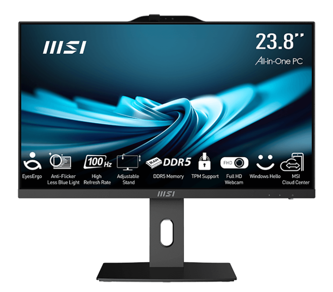 Моноблок MSI Pro AP242P 14M-653RU черный (9S6-AE0621-838)