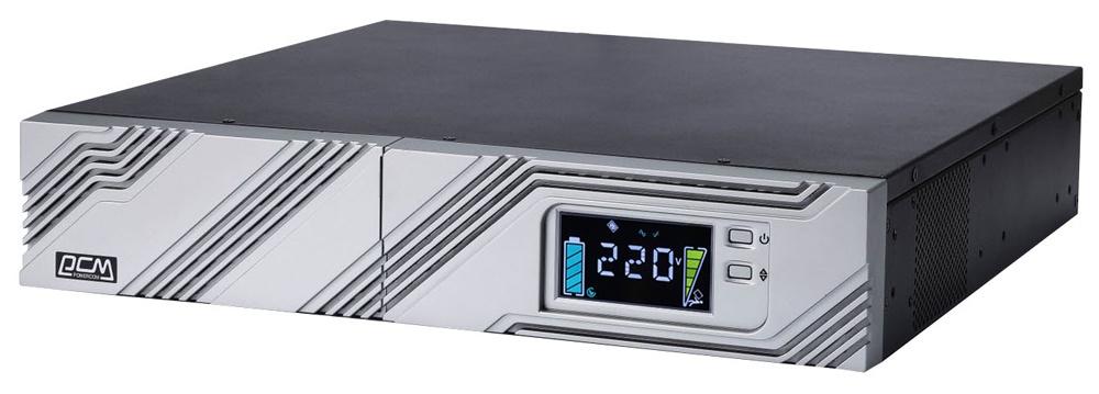 Источник бесперебойного питания Powercom Smart King RT LCD (SRT-1000A)