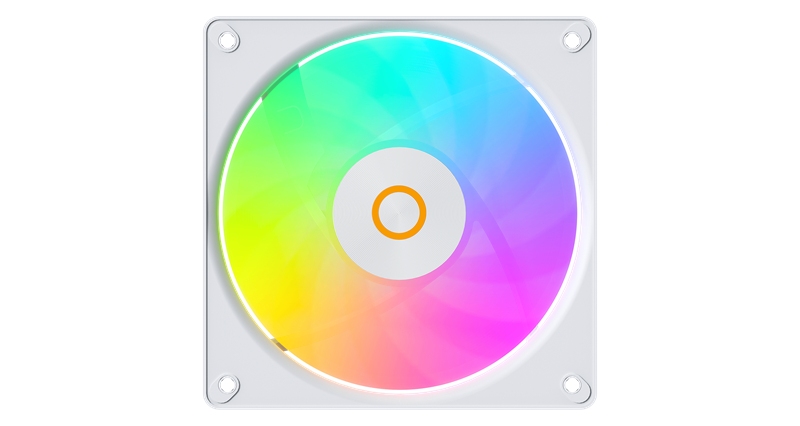 Комплект вентиляторов для корпуса Ocypus Gamma F12 Elite WH ARGB Reverse Blade 3 IN 1 White (Gamma-F12-WH3AM01E-GL)