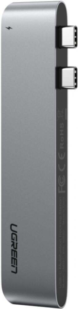 USB-хаб Ugreen CM251-60559 Space Gray (60559)