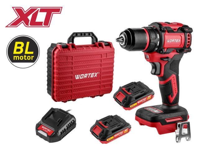 Аккум. дрель-шуруповерт WORTEX BD 2025-1 DLi в чем. ALL1 XLT БЕСЩЕТ, 18 В, 50 Н*м, 2х2 А*ч, БЗП 13 м (шурупы до 9 мм, защита от перегрузки и перегрева
