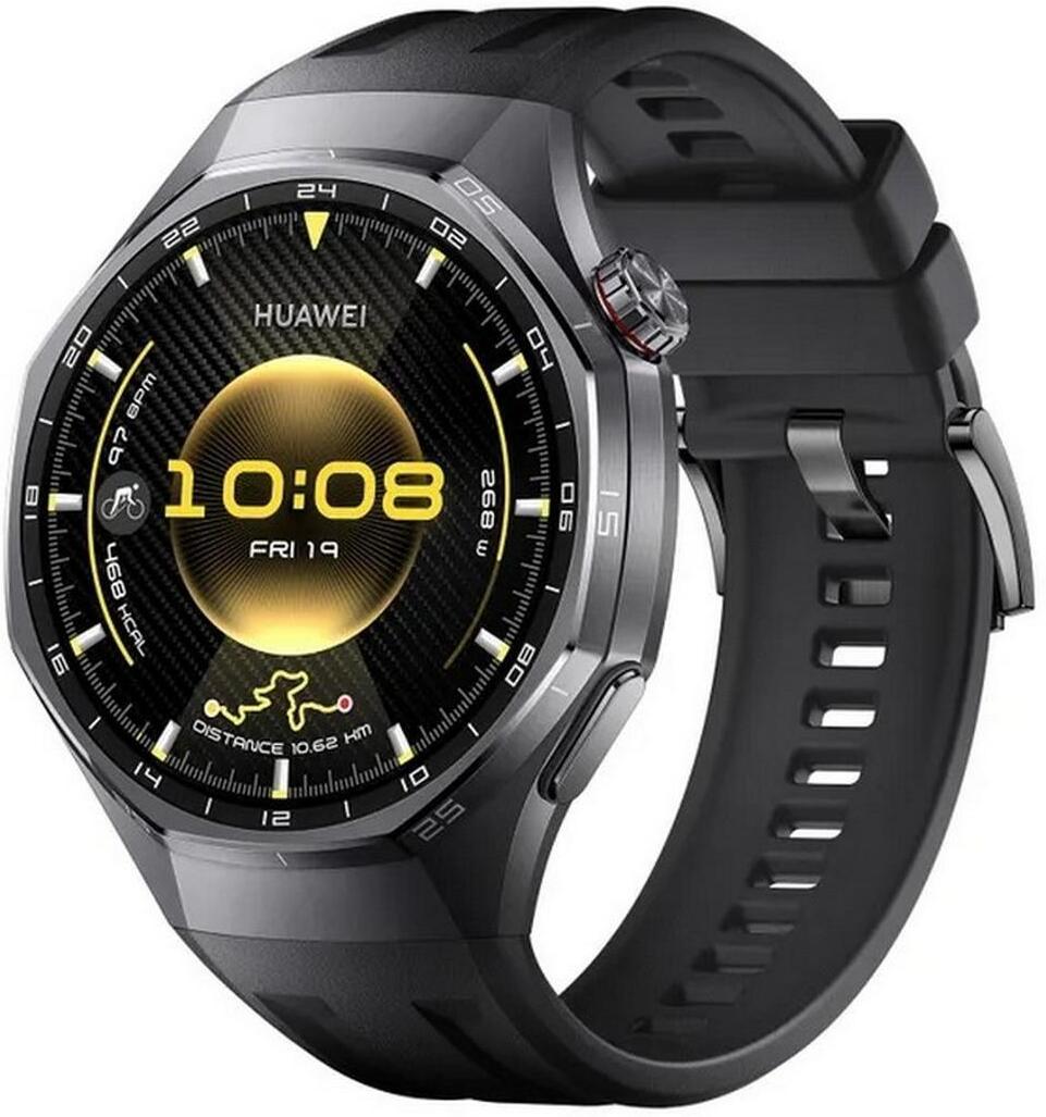 Умные часы Huawei Watch GT 6 Pro 46мм Black Fluoroelastomer Strap ATM-B29 (55020FWC)