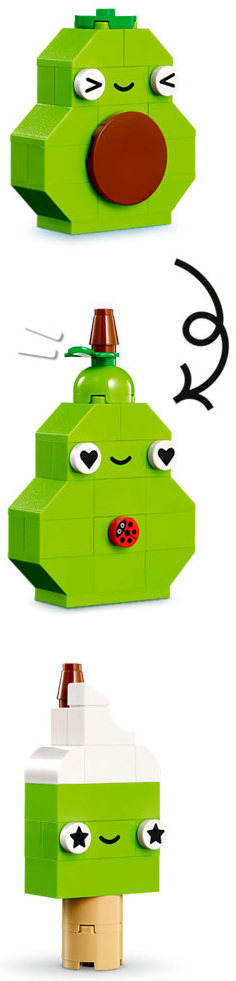 Конструктор Lego Classic Творческие съедобные друзья (11039)