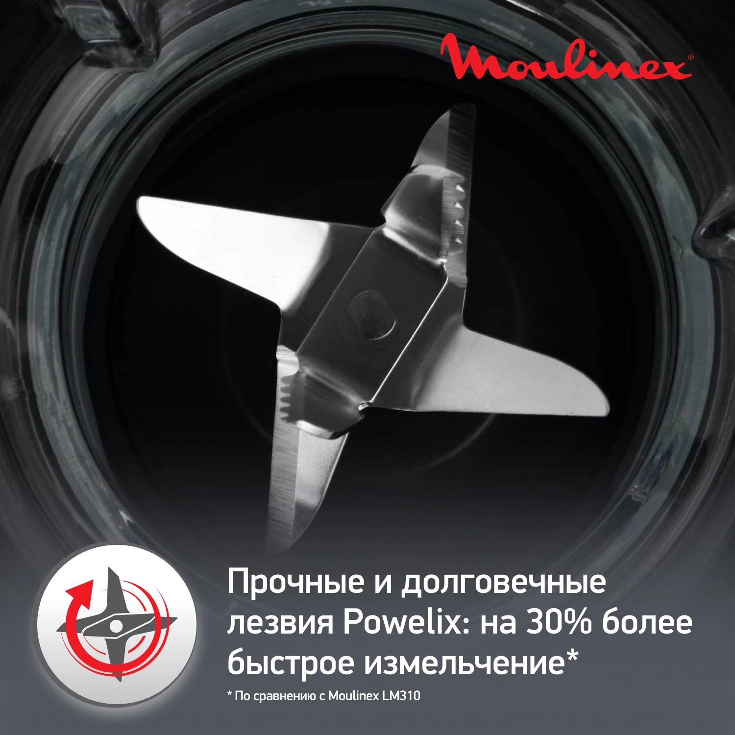 Блендер Moulinex LM458810