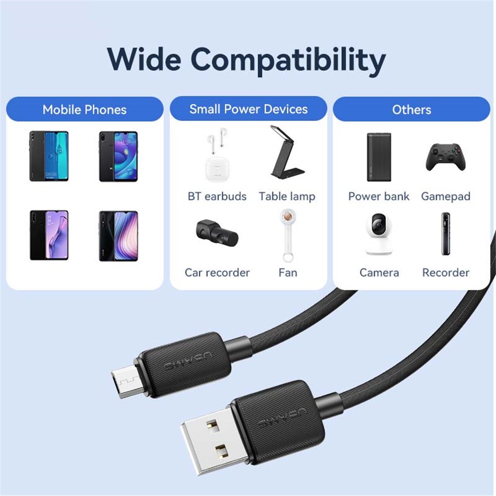 Кабель Usams US-SJ690 черный (SJ690USB01)