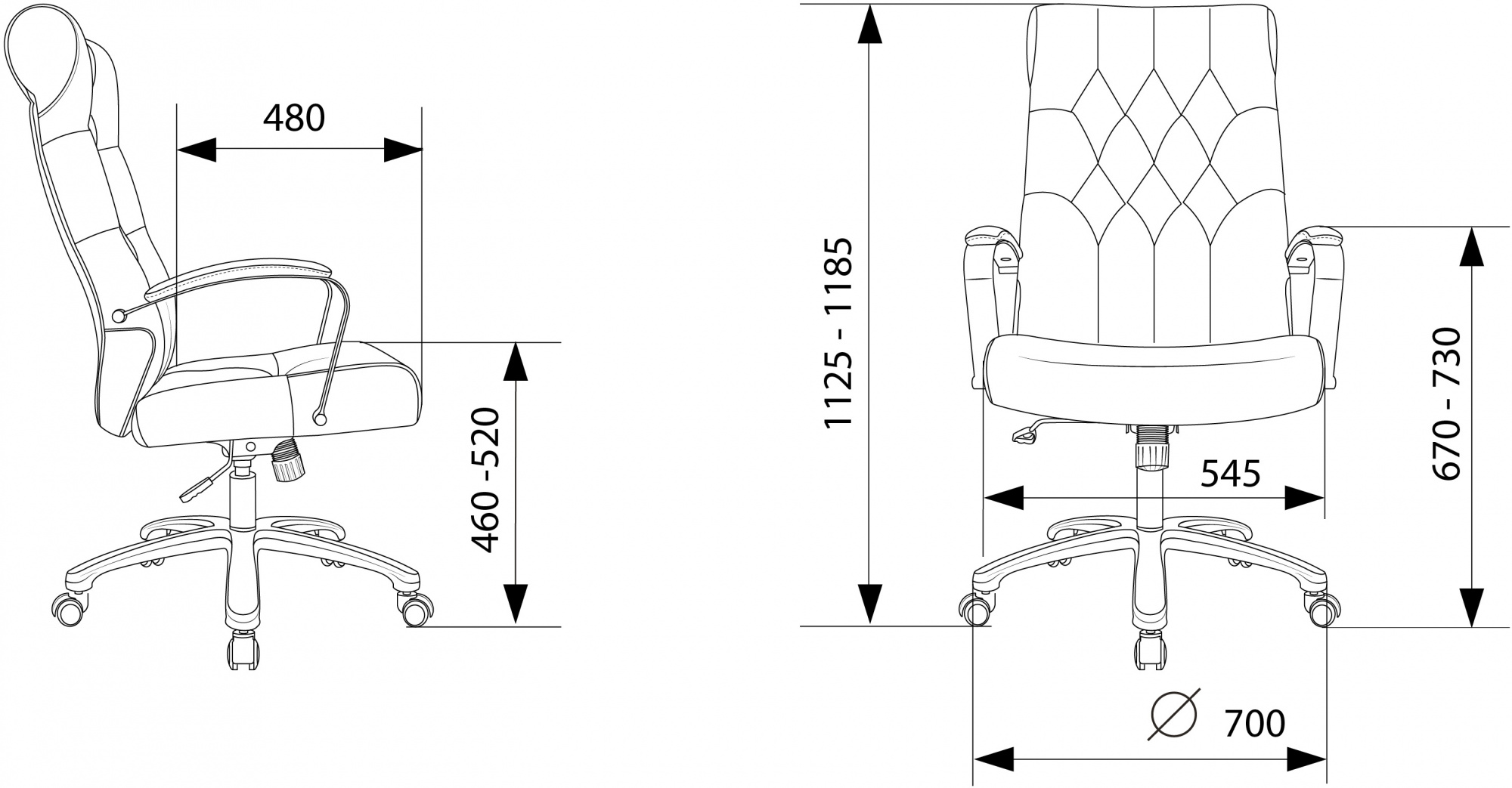 Офисное кресло Бюрократ Fabric серый Italia 26 хром (T-9928SL)