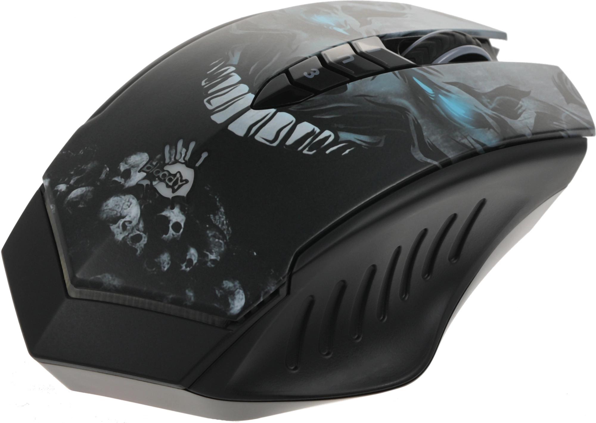 Мышь A4Tech Bloody R80 Plus SKULL