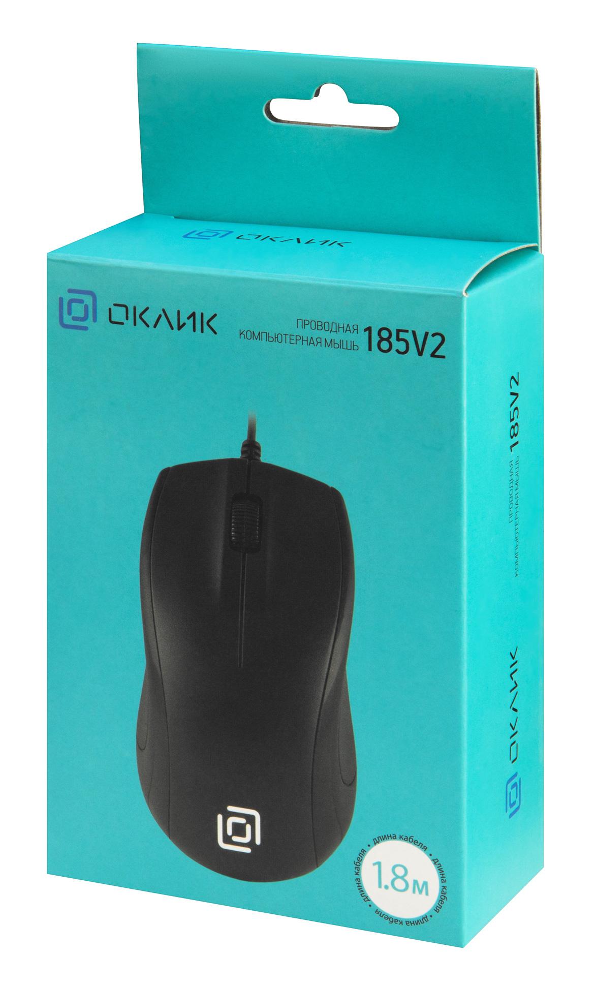 Мышь Oklick 185V2 черный