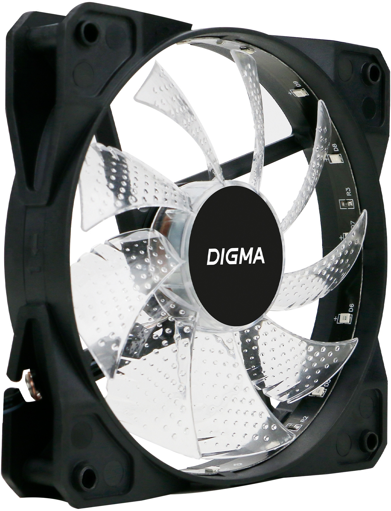 Вентилятор для корпуса Digma DFAN-FRGB2