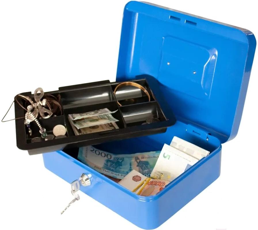 Ящик для денег Silwerhof 90x250x180 синий
